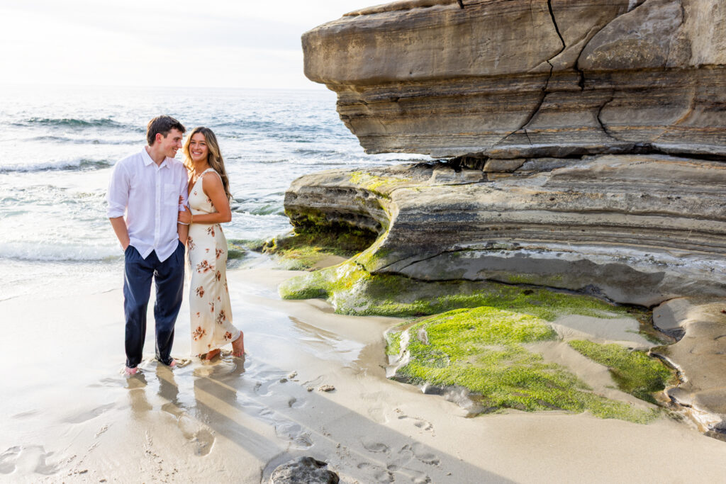 La Jolla Proposal Photographer | Blake + Kimberly san diego beach photographer elleGphoto